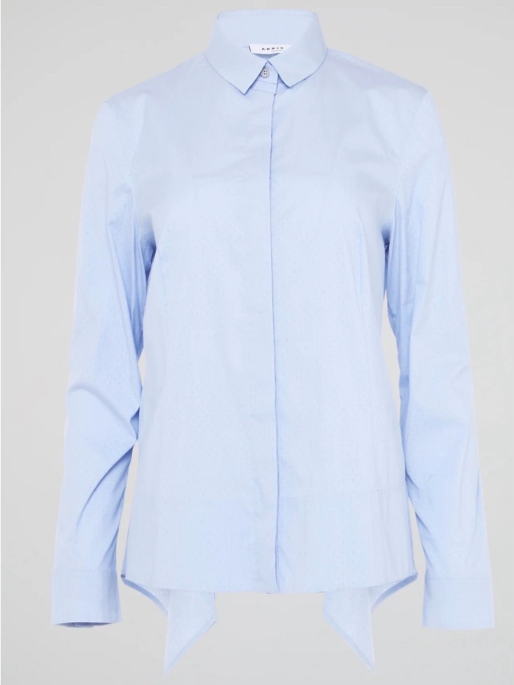 Akris Punto Blue High Low Shirt